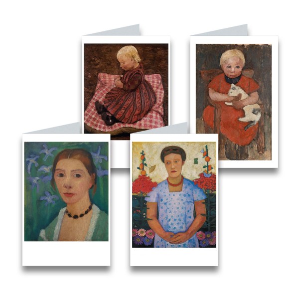 Briefkarten: Modersohn-Becker: Porträts