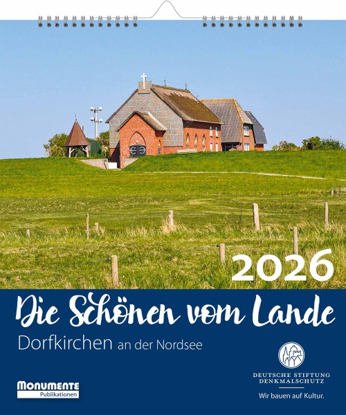 Dorfkirchen-Kalender 2026. Die Schönen vom Lande