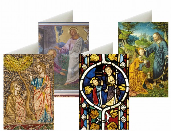 Briefkarten: Christus als Gärtner