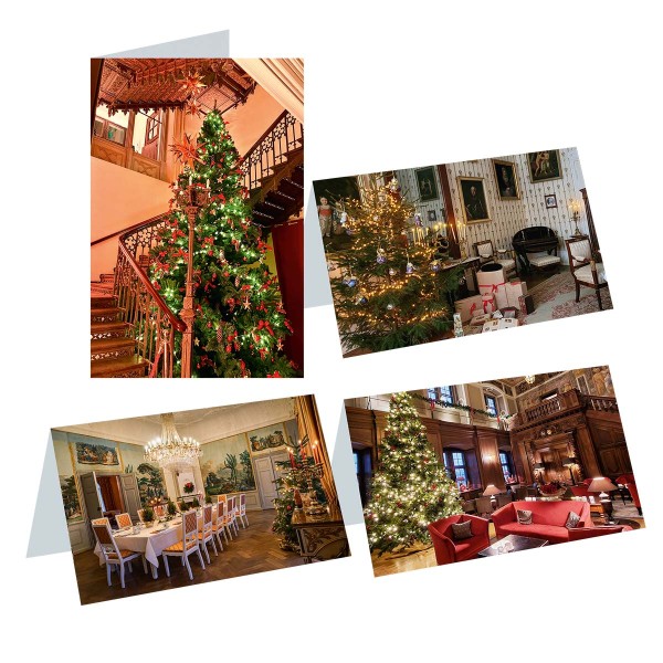 Briefkarten: Weihnachtsbesuch auf dem Schloss