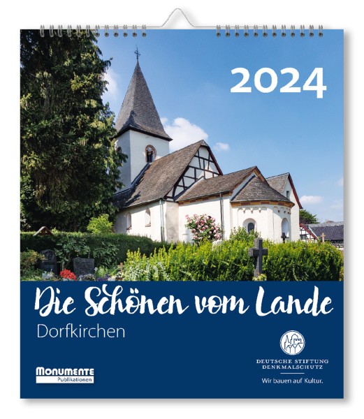 Dorfkirchen-Kalender. Die Schönen vom Lande. 2024