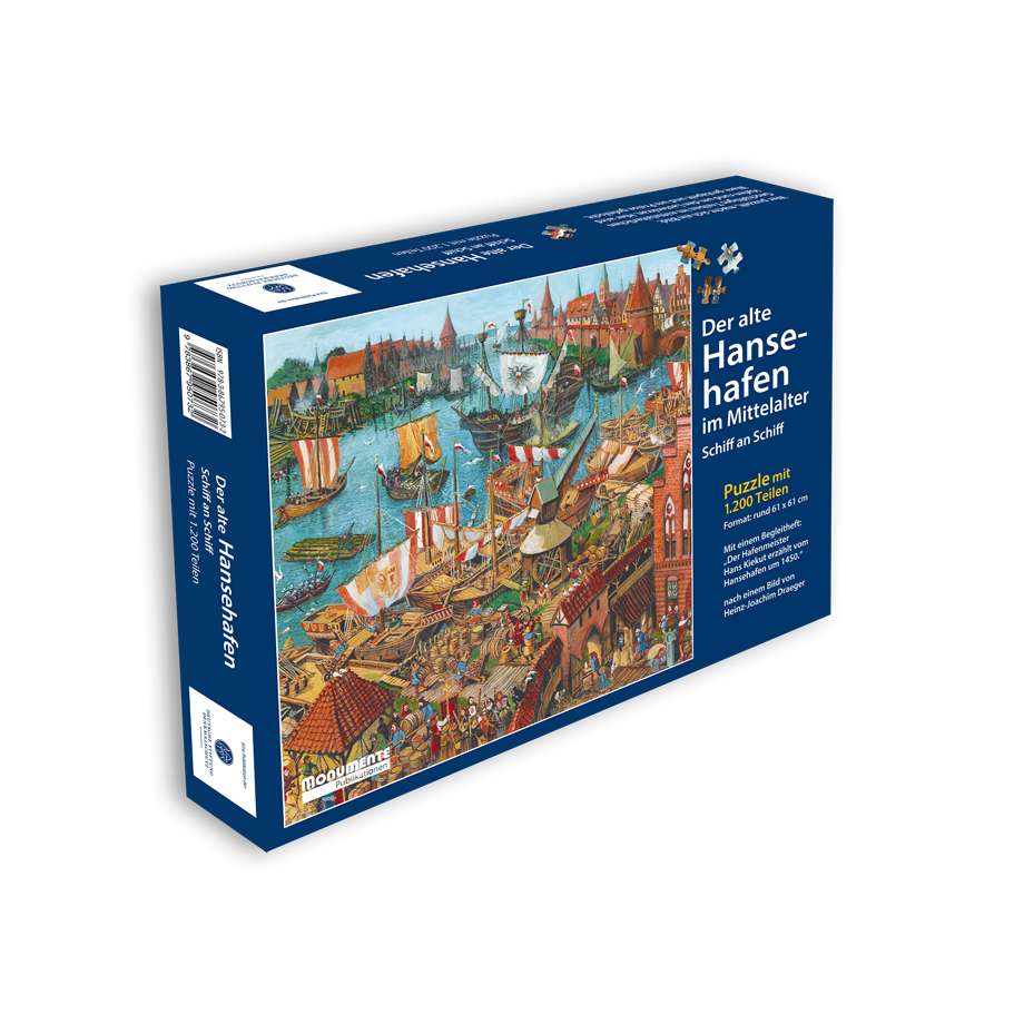 Hansepuzzle Denkmal Puzzle, 1000 Teile – Gebäude-Motiv, 60x46 Cm, Mit Aufbewahrungsbeutel